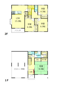 前橋市箱田町の間取り図