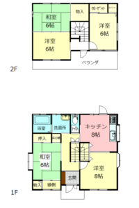 太田市鳥山上町の間取り図